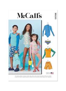 Pattern - Mccall's - M8395 - Children’s, Girls’ and Boys’ Rash Guard …