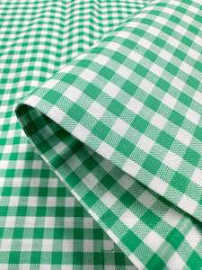 Cotton Gingham Mini - Green - 112cm