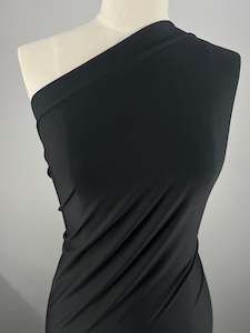 Plain Lycra: Plain Lycra - Black - 150cm