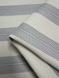 Canvas Duck Fabric: Upholstery Herringbone - Silver - 140cm