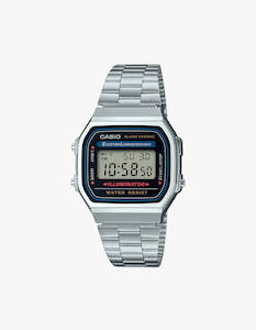 Clothing: Vintage A168WA 1W Watch - Silver