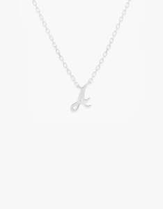 Love Letter Necklace - Silver