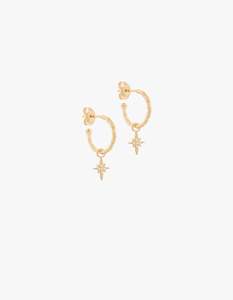 Clothing: Starlight Hoops - Gold Plated