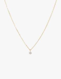 Sweet Drop Diamond Necklace - 14K Gold