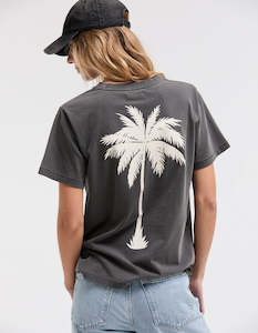 Clothing: Palm Palace Tee - Vintage Black