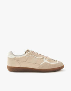 Clothing: Tb.490 Rife Grain Sneakers - Cream Leather