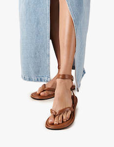 Seneca Sandal - Colorblock Tan