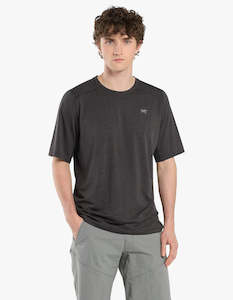 Cormac Crew Neck S/S T Shirt - Black Heather