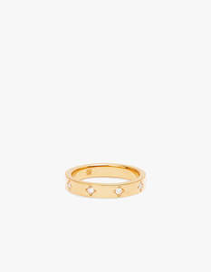 Live In Love Ring - 18K Gold Vermeil