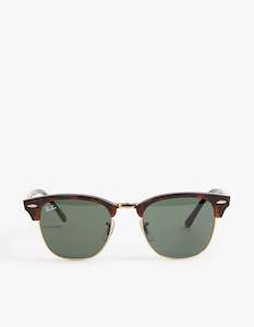 Clubmaster Sunglasses - Tortoise/Arista Crystal Green 51