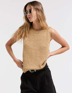 Alvin Knit Top - Stone