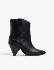 La Tribe x Superette Sienna Ankle Boot - Black Leather