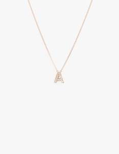 Superette Letter Necklace 9ct - Gold