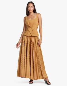 Clothing: Chester Dress - Caramel