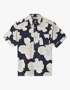 Clothing: Ross Shirt - IAK Dark Navy/White