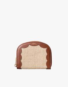 Demi Lune Compact Wallet - Hazelnut