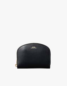 Clothing: Demi Lune Compact Wallet - Smooth Black