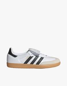 Clothing: Womens Samba LT - Cloud White/Core Black/Gold Metallic