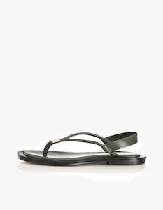 Keiza Sandal - Moss Leather