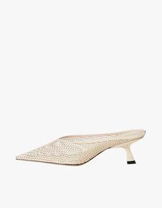 Gomez Heel - Cream Mesh