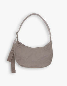 Medium Nylon Crescent Bag - Dove