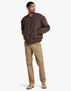 Clothing: Zip Bomber - Brown