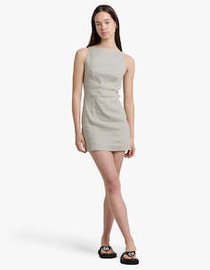 Clothing: Caro Mini Dress - Stone