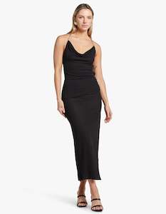 Clothing: Lexie Cowl Maxi Dress - Black