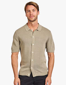 Clothing: Gatsby Knit Polo - Desert Sage