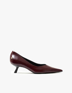 Hilda Pumps - Dark Red Patent