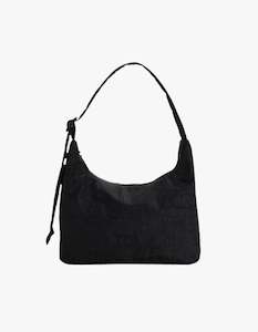 Mini Nylon Shoulder Bag - Black