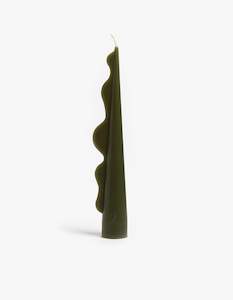 Seaweed Pillar Candle - Olive