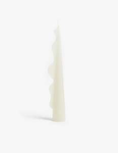 Seaweed Pillar Candle - White