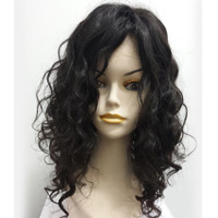 Long Curly Human Hair Wig