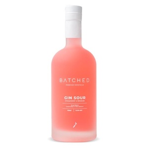 Batched Gin Sour Strawberry & Rhubarb 725ml - Specialty/Liqueur Super Liquor