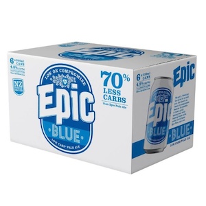 Epic Blue Low Carb Pale Ale Cans 6x330ml - Craft Beer Super Liquor