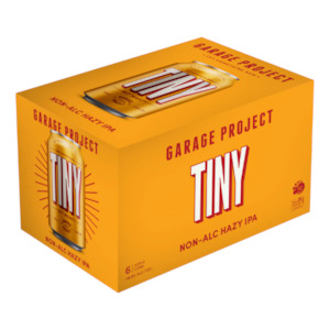 Garage Project Tiny Hazy IPA Non-Alcoholic Cans 6x330ml - New Zealand Beer Super Liquor