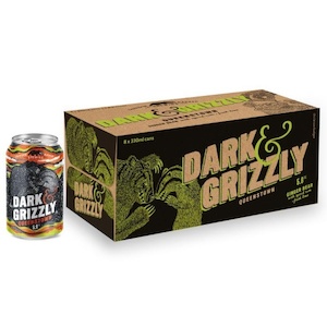 Crimson Badger Brewing Dark & Grizzly 5.8% Cans 8x330ml - Flavoured Beer Super Liquor