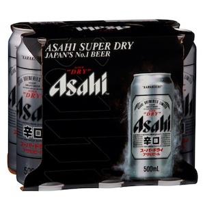 Liquor store: Asahi Super Dry Cans 6x500ml - International Beer Super Liquor