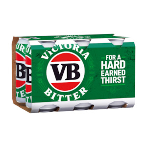 Victoria Bitter Cans 6x375ml - Value Beer Super Liquor