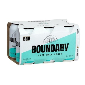 Boundary Road Brewery Laid-Back Lager Cans 6x330ml - Craft Beer Super Liquor