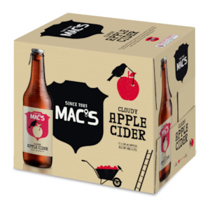 Mac's Cloudy Apple Cider Bottles 12x330ml - Cider Super Liquor