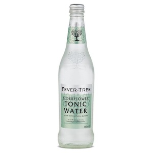 Fever-Tree Elderflower Tonic Water Bottle 500ml - Mixers Super Liquor