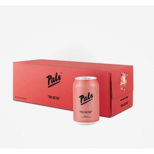 Pals Vodka, Red Peach, Yuzu 5% Cans 10x330ml - Vodka RTD's Super Liquor