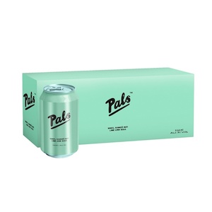 Pals Vodka, Hawke's Bay Lime 5% Cans 10x330ml - Vodka RTD's Super Liquor