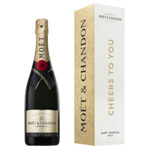 Moët & Chandon Impérial Brut Champagne Cheers to You Gift Box 750ml - Gift…