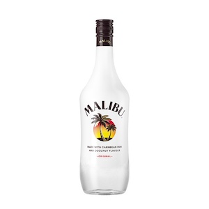 Malibu Original Coconut Rum Liqueur 1 Litre - Flavoured Rum Super Liquor