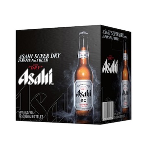 Asahi Super Dry Bottles 12x330ml - International Beer Super Liquor