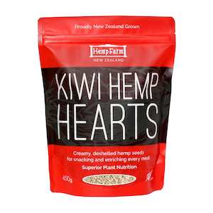 Kiwi Hemp Hearts, Deshelled Hemp Seeds – 450g