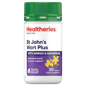 Healtheries St John's Wort Plus 30 Tablets CLEARANCE Short Dated end of 12/11/2024